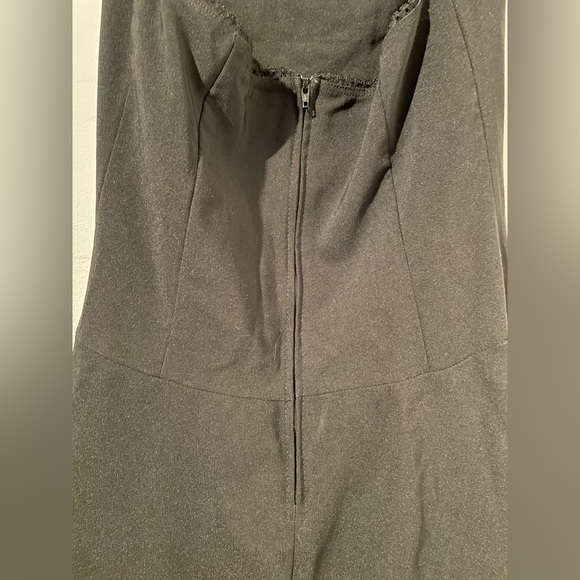 Ruby Rox Prom or Cocktail Dress, Black with Pink Sequins - Picture 5 of 7